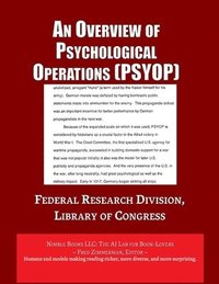bokomslag Analysis of Psychological Operations (PSYOP)