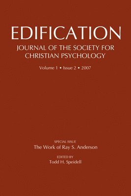 Edification-Journal of the Society of Christian Psychology 1