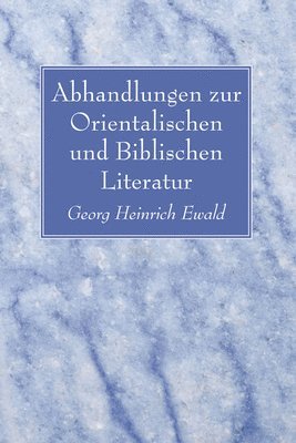 bokomslag Abhandlungen zur Orientalischen und Biblischen Literatur