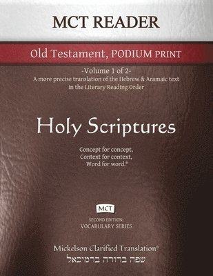 bokomslag MCT Reader Old Testament Podium Print, Mickelson Clarified