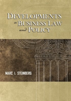 bokomslag Developments in Business Law and Policy