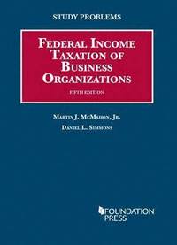 bokomslag Study Problems to Federal Income Taxation of Business Organizations