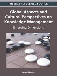 bokomslag Global Aspects and Cultural Perspectives on Knowledge Management