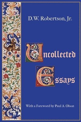 bokomslag Uncollected Essays