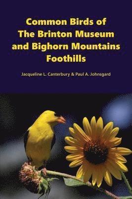 Paul Johnsgard, Jacqueline Canterbury - Common Birds of The Brinton Museum and Bighorn Mountains Foothills, Häftad