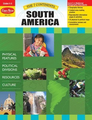 bokomslag 7 Continents: South America, Grade 4 - 6 Teacher Resource