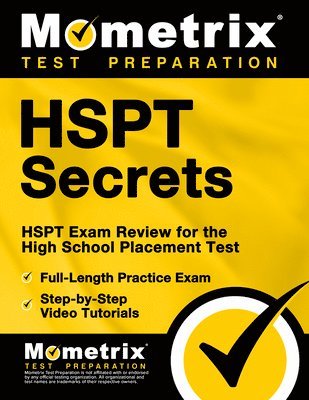 bokomslag HSPT Secrets Study Guide: HSPT Exam Review for the High School Placement Test