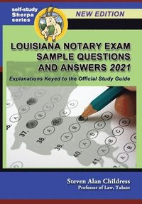bokomslag Louisiana Notary Exam Sample Questions and Answers 2021