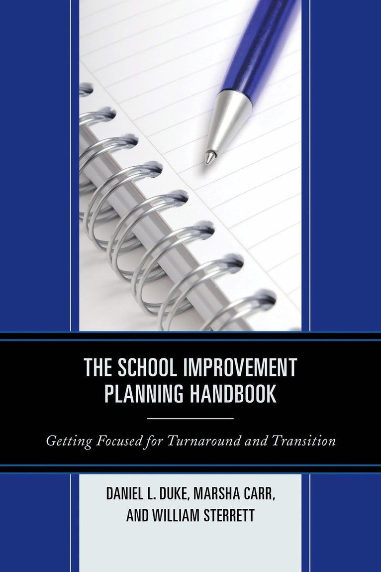 Daniel L. Duke, Marsha Carr, William Sterrett - School Improvement Planning Handbook, Inbunden