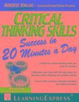bokomslag Critical Thinking Skills Success in 20 Minutes a Day