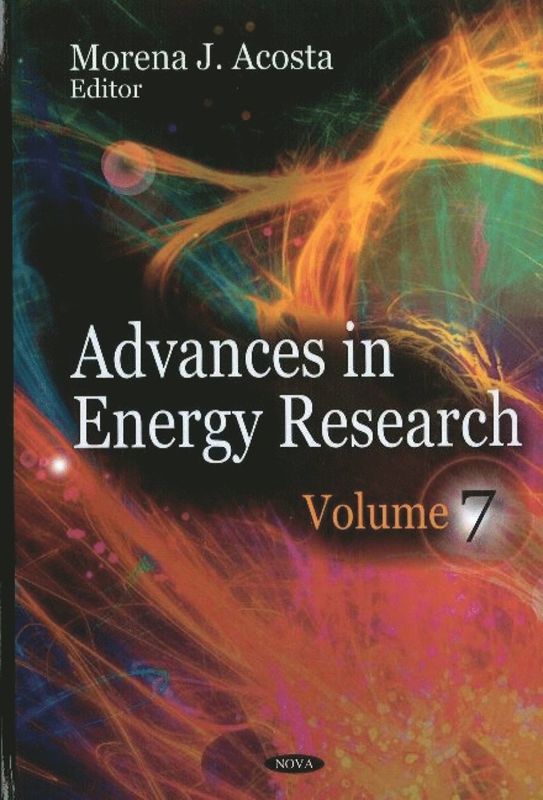 Morena J Acosta - Advances in Energy Research, Inbunden