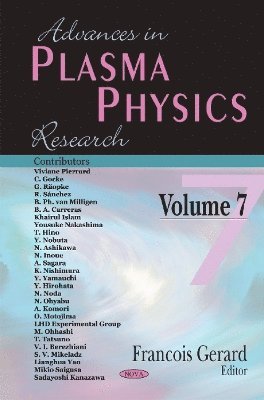 bokomslag Advances in Plasma Physics Research