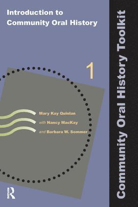 Mary Kay Quinlan, Nancy MacKay, Barbara W Sommer, Nancy Mackay - Introduction to Community Oral History, Häftad
