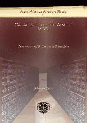 Catalogue of the Arabic MSS. 1