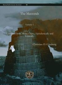 bokomslag The Massorah (Vol 1)