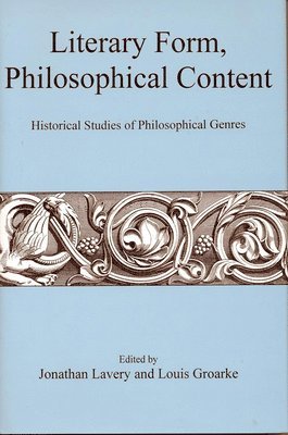 Literary Form, Philosophical Content 1