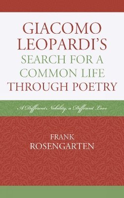 Giacomo Leopardis Search For a Common Life Through Poetry 1