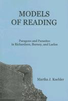 bokomslag Models of Reading