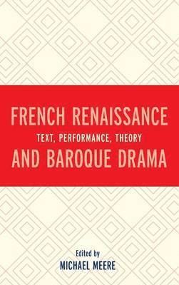 French Renaissance and Baroque Drama 1