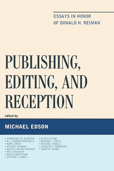 Michael Edson - Publishing, Editing, and Reception, Inbunden