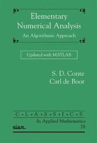 bokomslag Elementary Numerical Analysis