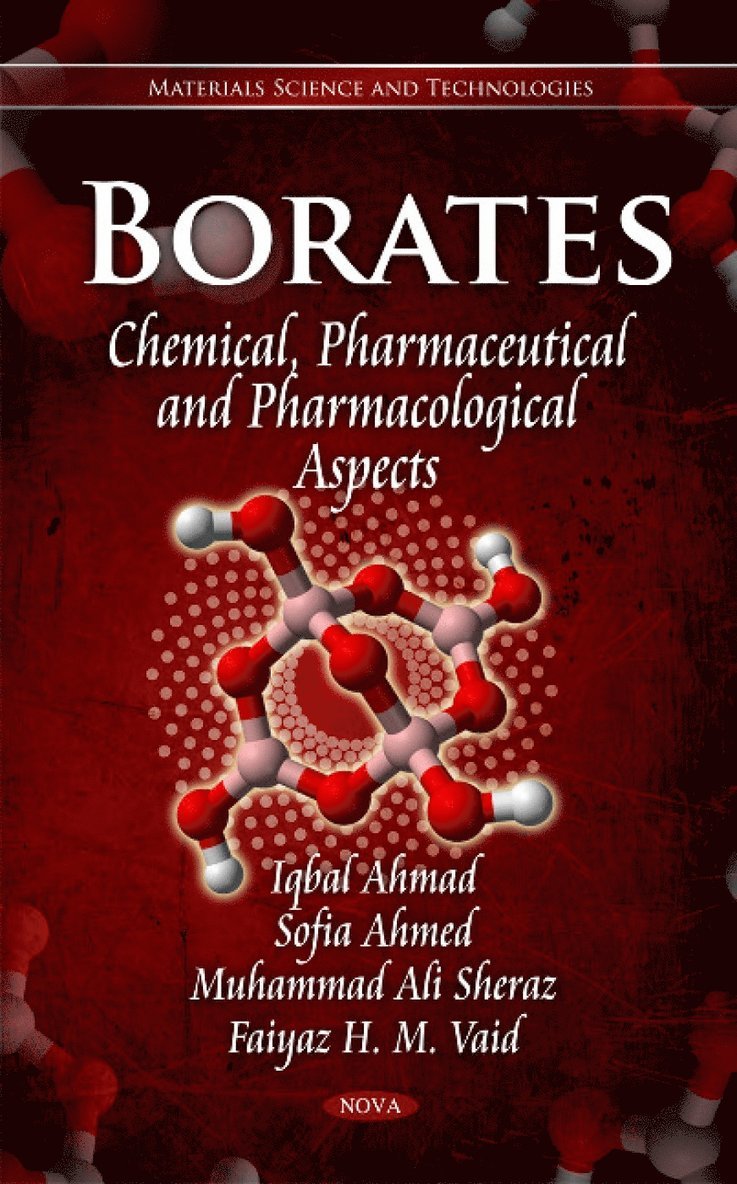 Iqbal Ahmad, Sofia Ahmed, Muhammad Ali Sheraz, Faiyaz H M Vaid - Borates, Inbunden