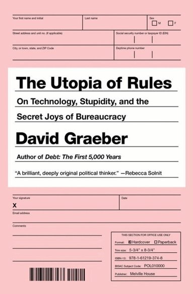 David Graeber - Utopia of Rules, Häftad