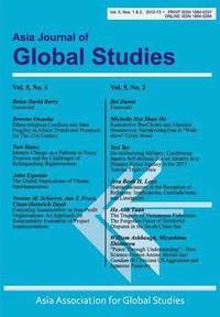 bokomslag Asia Journal of Global Studies