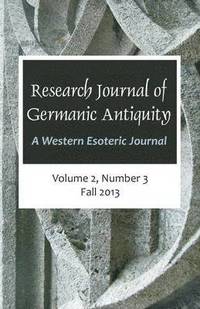bokomslag Research Journal of Germanic Antiquity