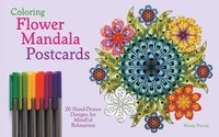 bokomslag Coloring Flower Mandala Postcards