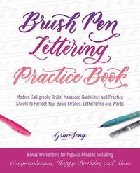 bokomslag Brush Pen Lettering Practice Book