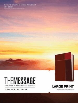 Eugene H Peterson - Message-MS-Large Print Numbered, Inbunden