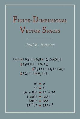 bokomslag Finite Dimensional Vector Spaces