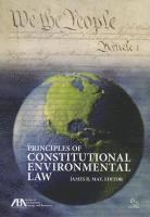 bokomslag Principles of Constitutional Environmental Law