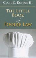 bokomslag The Little Book of Foodie Law