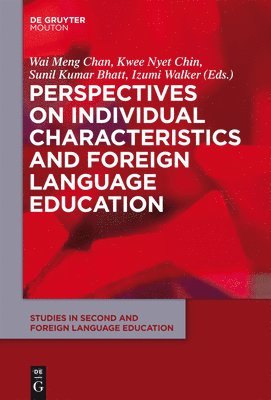 Perspectives on Individual Characteristics and Foreign Language Education 1