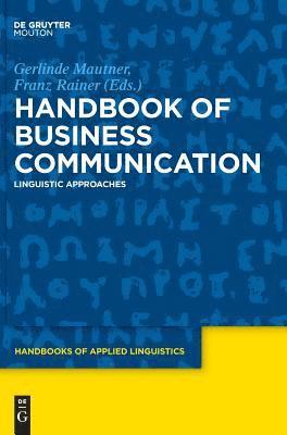 Handbook of Business Communication 1