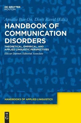Handbook of Communication Disorders 1