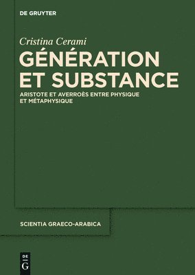 Cristina Cerami - Génération et Substance, Inbunden