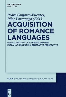 bokomslag Acquisition of Romance Languages