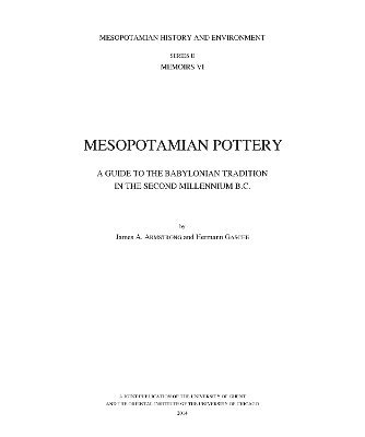 Mesopotamian Pottery 1