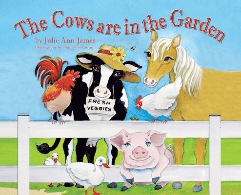 Cows are in the Garden