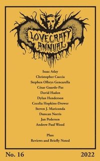 bokomslag Lovecraft Annual No. 16 (2022)
