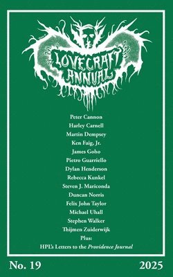 bokomslag Lovecraft Annual No. 19 (2025)