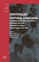 bokomslag CONTROLLED NATURAL LANGUAGE