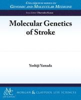 Yoshiji Yamada - Molecular Genetics of Stroke, Häftad