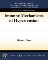 Michael J. Ryan - Immune Mechanisms of Hypertension, Häftad