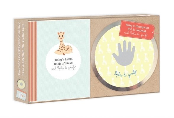 Baby's Handprint Kit and Journal with Sophie La Girafe 1