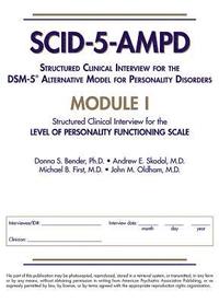 bokomslag Structured Clinical Interview for the DSM-5¿ Alternative Model for Personality Disorders (SCID-5-AMPD) Module I
