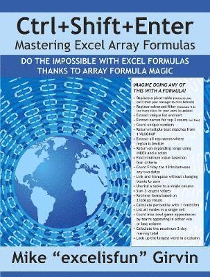 bokomslag Ctrl+Shift+Enter: Mastering Excel Array Formulas